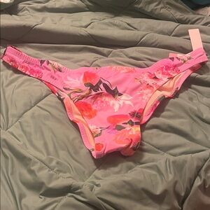 Victoria's Secret Pink Floral and Fruit Itsy Bikini Bottom size XL nwt